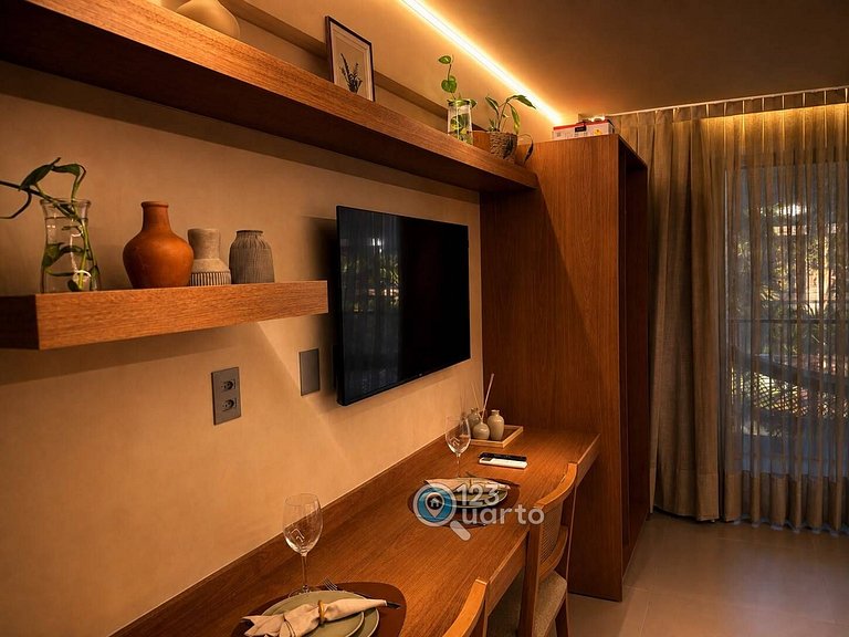 Apto Luxo Praiano - Beach Haus by 123Quarto