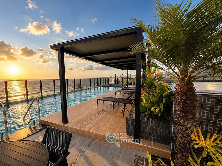 Apto Luxo Praiano - Beach Haus by 123Quarto