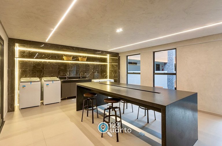 Apto Luxo Praiano - Beach Haus by 123Quarto