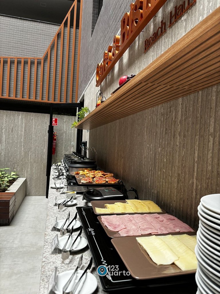 Apto Luxo Praiano - Beach Haus by 123Quarto