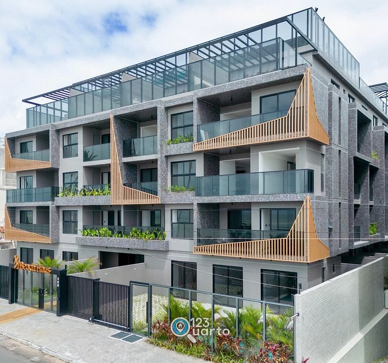 Apto Luxo Praiano - Beach Haus by 123Quarto