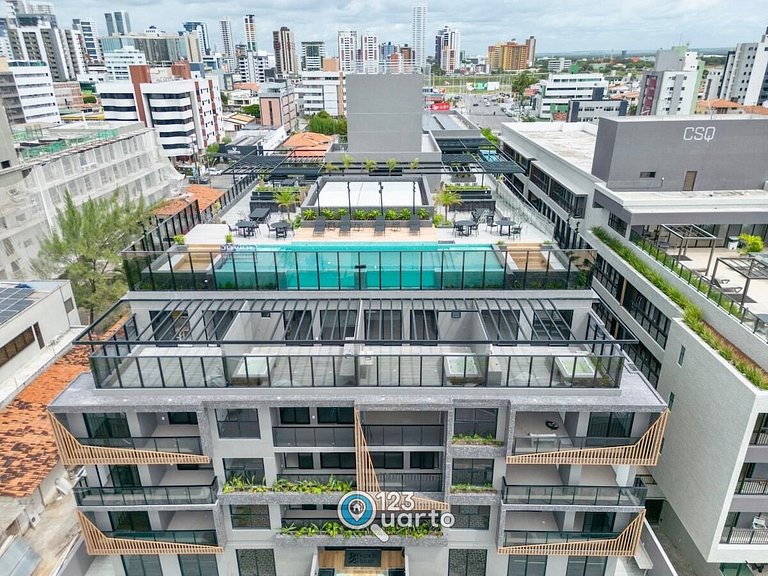 Apto Luxo Praiano - Beach Haus by 123Quarto