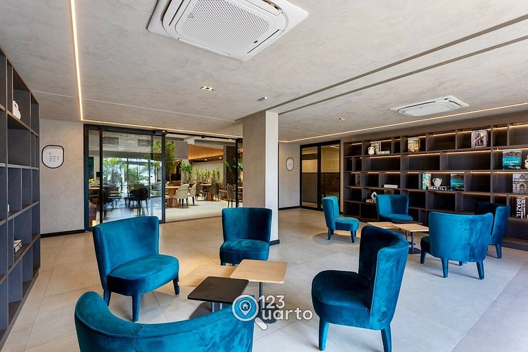 Apto Luxo Praiano - Beach Haus by 123Quarto
