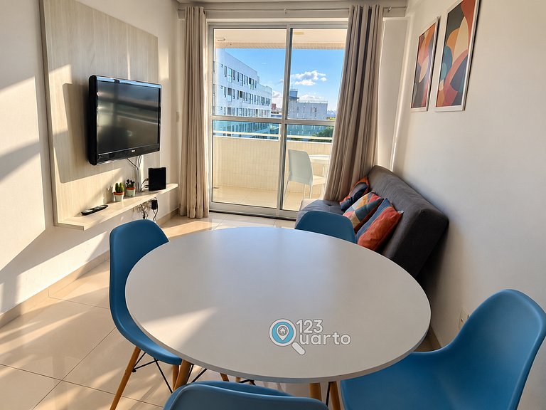 Apto Com Varanda Vista Oceano | 123Quarto