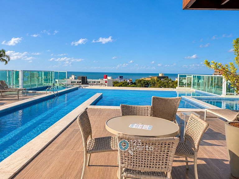 Apto Com Varanda Vista Oceano | 123Quarto