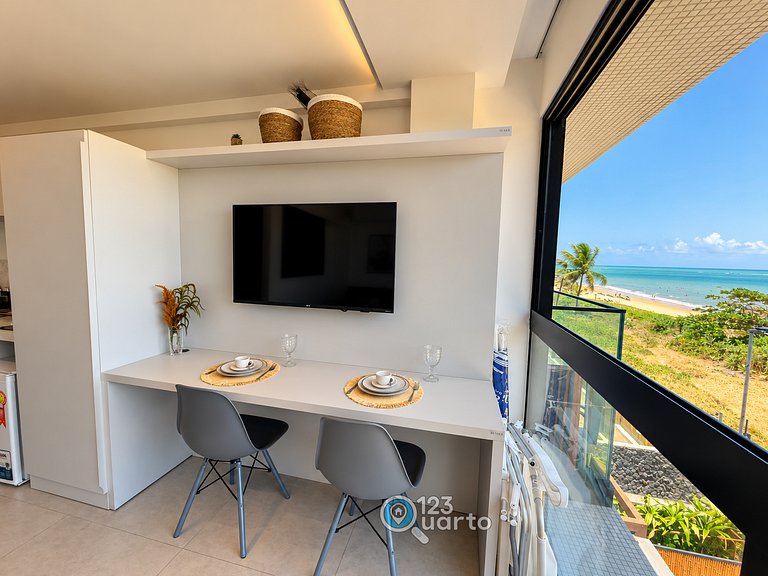 Paraíso Pé na Areia | Vista Completa do Mar