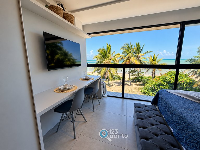 Paraíso Pé na Areia | Vista Completa do Mar