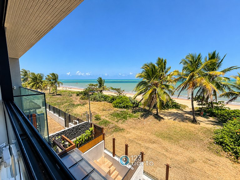 Paraíso Pé na Areia | Vista Completa do Mar